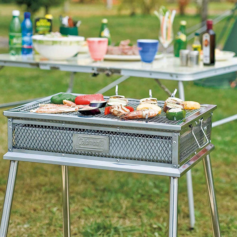 バーベキュー・調理用品 Coleman COOL SPIDER STAINLESS GRILL Coleman Cool Spider Pro Stainless Grill For 5~6 persons